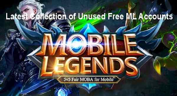 Latest Collection of Unused Free ML Accounts