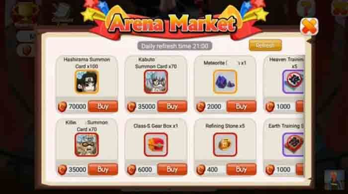 Get Ninja SS in the Arena Market