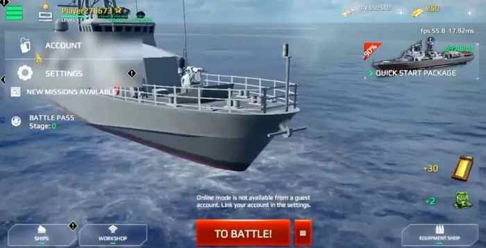Modern Warship Free Accounts Today