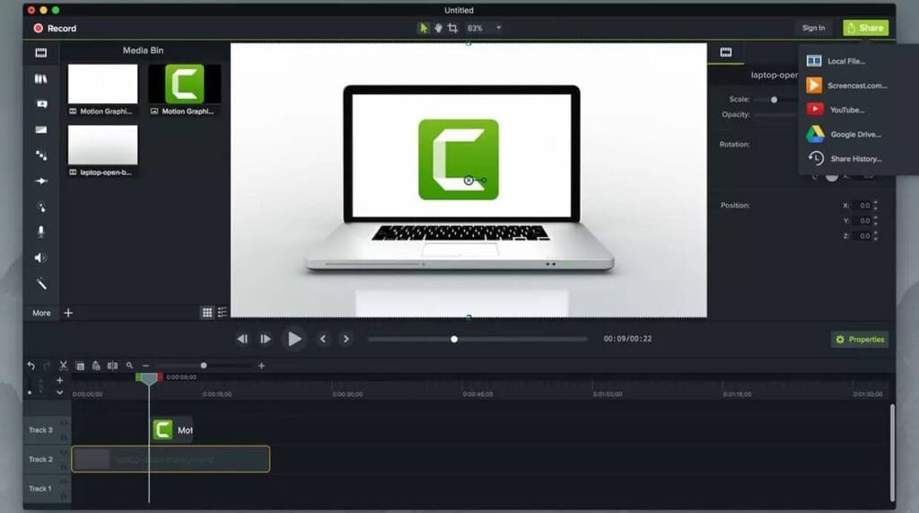 Camtasia Studio 9 Font Removal